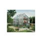 Vitavia greenhouse Calypso - Model: 3000 HKP 4 mm aluminum, surface: 3,0 m² windows: 1, Dimensions: 195 x 158 cm, base: 192 x 154 cm, (Misc.)