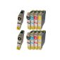 10 ink cartridges (18ml), compatible with Epson 18XL, T1811, T1812, T1813, T1814 - Epson Expression Home XP30 XP102 XP202 XP205 XP302 XP305 XP402 XP405 (Office supplies & stationery)