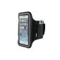 Sports Armband for Apple iPhone 5 / 5S / 5C / iPod Touch with 5 key compartment - Black - by PrimaCase (Electronics)