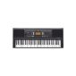 Yamaha Arranger keyboard PSRE343 Dynamic 61 Keys 5 W Black (Electronics)