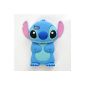 Lilo & Stitch Figure 3D Case Skin Hard Cover for iPhone 4 4S with Blue Ears Mobile