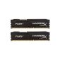 Fury HyperX RAM memory 16 GB 1866 MHz DDR3 Non-ECC CL10 DIMM Kit (2X8Go) Black HX318C10FBK2 / 16X (Personal Computers)