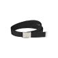 Belt made of hard synthetic fiber seems cheap, the quality buckle