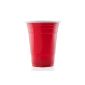 Lumaland party cups red 50 piece 16oz Beer Pong cups extra strong (household goods)
