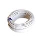 20m RG6 Kathrein LCD 111 - coax cable 1.13 / 4.8 / 6.9 mm Class A, white (Electronics)