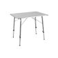 Deuba folding camping table height adjustable aluminum