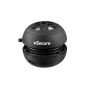 eSecure: Extreme Mini Portable Speaker with connectors for MP3, iPod, iPhone, iPad, Black (Electronics)