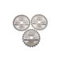 Silverline 690459 3 TCT circular saw blades for 210 x 30 mm - rings 25 and 16 mm (Tools & Accessories)