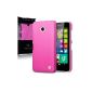 Terrapin Rubberized Case for Nokia Lumia 630 Hardskin (Pink) (Wireless Phone Accessory)