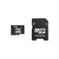 Memzi microSDHC Memory Card for Alcatel One Touch phones (32GB, Class 4, with SD adapter)