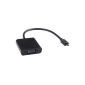 niceEshop Adapter Cable Micro HDMI / VGA female 1080P or 720P Black (Electronics)
