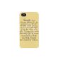 Hairyworm- quotes iphone 4 4s Hard Back Plastic Protective Case for the mobile phone (electronic)