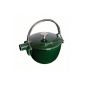 Dust teapot / kettle, some (16.5 cm, 1.15 L with a matt black enamel inside the boiler) basil (household goods)