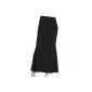 Basic Star - maxi skirt plain - black (Textiles)