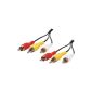 Bulk CABLE-521 Cable 3 RCA