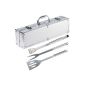 Ultranatura 3 cutlery set stainless steel barbecue in its aluminum case (Garden)