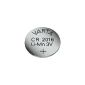 10 Varta lithium button cell CR 2016 3 V 20 x 1.6 mm (electronic)