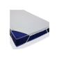 sinnlein® Waterproof Breathable Mattress Pad Molton 11 sizes selectable 100% cotton mattress protector mattress (70x140cm) (household goods)