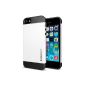 Spigen Slim Armor Case for iPhone 5 / 5S White (Wireless Phone Accessory)