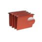 L'Oblique AZ Box of 25 suspension files for drawer Kraft Orange 210g bottom 30 stapling component (Office Supplies)
