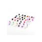 Lot 20 piercings curved stainless steel ball for arcade / Multi tragus (Miscellaneous)
