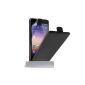 Huawei Ascend P7 Caseflex Shell Case Black Real Genuine Leather Flip Case (Wireless Phone Accessory)