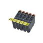 Pack 5 Epson T1816 / 18XL Epson / Epson Compatible Cartridges 18.  5 black, compatible with Epson Expression Home XP-102, Expression Home XP-202, Expression Home XP-205, Expression Home XP-30, Expression Home XP-302, Expression Home XP-305, Expression Home XP-402, Expression Home XP -405 Expression Home XP-405WH, Expression Home XP-212, Expression Home XP-215, Expression Home XP-312, Expression Home XP-315, Expression Home XP-412, Expression Home XP-415.  Compatible cartridges.  INK JET printers.  © T1811 Ink Choice (Office Supplies)