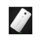 Motorola Nexus 6 Ultra Slim Super slim 0.6mm Cover TPU Silicone Crystal Clear Case (Electronics)