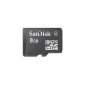 SanDisk Micro SDHC 8GB Class 4 memory card (accessories)