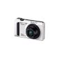 Casio Exilim EX-ZR100 High Speed ​​Digital Camera (12MP, 12.5x opt. Zoom, 7.6 cm (3 inch) display, image stabilized) White (Electronics)