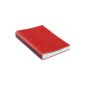 X17 A5 Leatherskin red with Notizenmix - the only true Ring Binder Organizer, modular notes book of high-quality, easy natugeschrumptem leather (Office supplies & stationery)