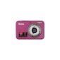 Rollei Compactline 52 Digital Camera (5 megapixel, 8x digital zoom, 6.1 cm (2,4Zoll) color TFT-LCD) pink (electronics)