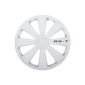 AutoStyle RST 15 white wheel cover Rs 15 T white - Set of 4 (Automotive)