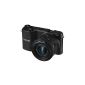 Samsung NX2000 digital camera (20.3 megapixels CMOS sensor, 1920 x 1080 pixels, 9.4 cm (3.7 inch) display, Micro-HDMI, 2x Dig. Zoom, USB 2.0) with 20-50 mm kit black (Electronics )
