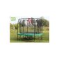 EXIT Jump Arena Round All-in-1, 10.91.10.00 / trampoline with safety net, ladder and shoe bag / Dimensions: Ø 305 cm x 76 cm (toys)