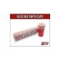 Red cup Red Party Beer Pong Cups 16 oz.  473 ml red, US College Style - (100 piece / pieces) (household goods)