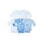 5 baby creeper winding bodysuits long sleeve Puzzle Set Gr.  48-68 (Textiles)