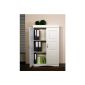 4132-2 filing cabinet in country style, in white