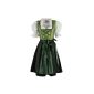 3tlg.  Dirndl with blouse and apron September gloss (Textiles)