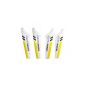 Full Set of 4 spare blades for S107 rc helicopter rotor Color Yellow (Toy)