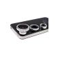 3 in 1: wide-angle lenses + fisheye + macro picture kit for iPhone 4G 4S 5 5S 5C 3GS Samsung GALAXY S2 I9100 I9300 S3 i9500 S4 Note3 Note2 I9220 N7100 HTC DC110 (Camera Photos)