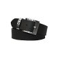 TOM TAILOR Men's Belt Men's Belt Leather Belt Leather Belt 40 mm black (Textiles)