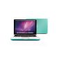 GMYLE (R) Frosted Robin Egg Blue Turquoise See Thru Hard Shell Cover Protective cover for Macbook Pro 15 