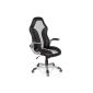 HJH Office 621 780 office chair / executive chair Racer 400, black / silver (household goods)