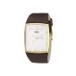 Skagen man's wristwatch Slimline leather 567LGLD (clock)