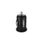Aukey® Car Charger 4.8A Dual Port Car Charger Mini Car Charger, 2.4A + 2.4A (4.8A max) Dual outputs for iPhone, iPad, Tablets, Smartphone, among others Navi USB devices (4.8A Dual Port Mini Black) (Electronics)