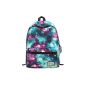 HOTStyle - Bag Multi-function back - Travel, school, leisure - Holds a laptop up to 15 inches and a tablet - Blue galaxy