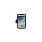 Sports armband GALAXY Note 1 / Note 2 red neoprene (Electronics)