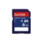 SanDisk Secure Digital High Capacity (SDHC) Memory Card 8GB [Amazon Frustration-Free Packaging] (optional)