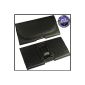 Belt pouch with belt clip and strap in black / black PU leather mobile phone pocket side pocket for Samsung i9300 S3 pocket Cross Bag (Electronics)